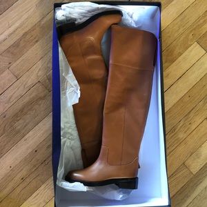 J. Crew Leather Over-the-Knee Riding Boots
